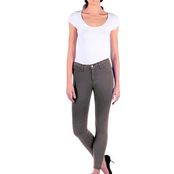 Second Yoga Jeans Gray High Rise Ankle - Picture 1 of 11